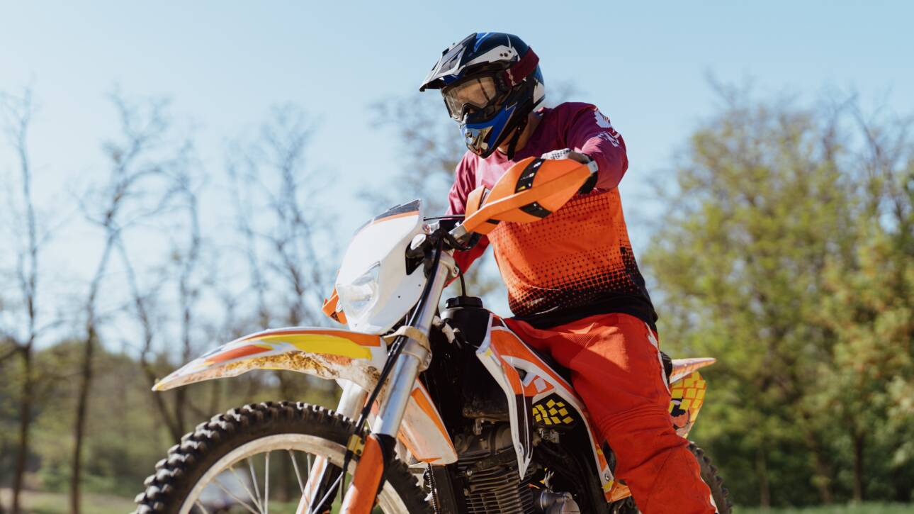 Adrenaline, Motocross rider in action.