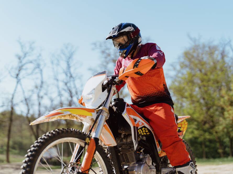 Adrenaline, Motocross rider in action.